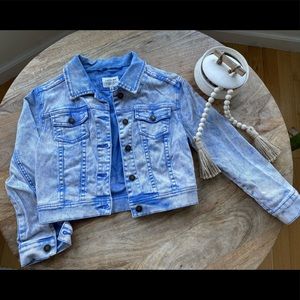 Cropped Denim Jean Jacket